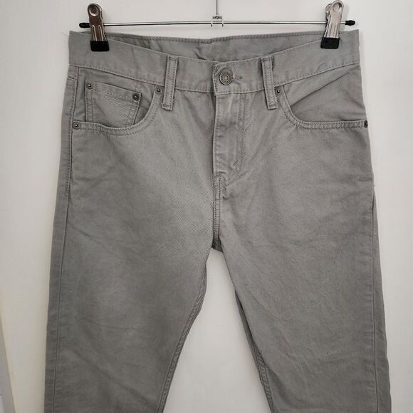 Levi's Mens 508 Tappered Gray Denim Jeans Size 28x30 - Picture 2 of 9